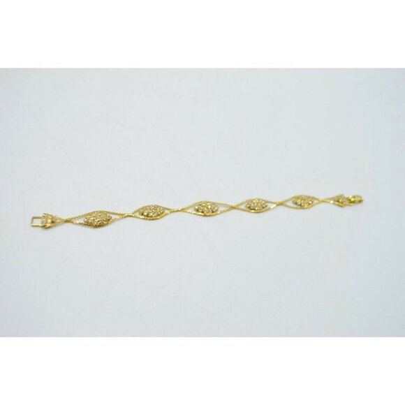 Clear Rhinestone Dainty Diamond Shaped Chain Link - Picture 4 of 6